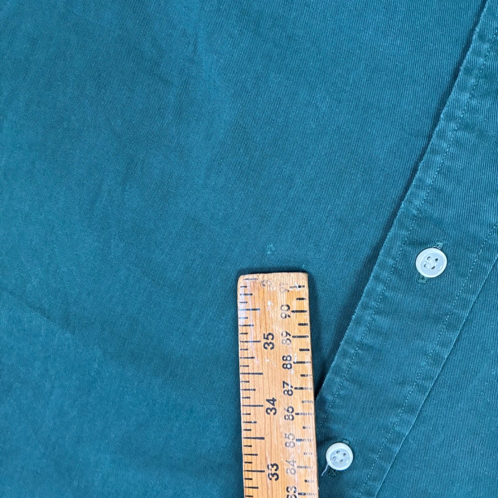Ralph Lauren Blake Long Sleeve Button Down Shirt Men's Size XL Green OVERSIZED - Picture 6 of 7
